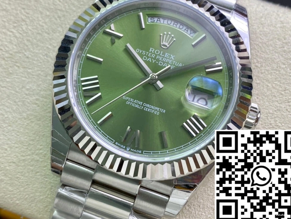 Rolex EW Day M228239-0033 Olive Factory Dial Green Date 0423